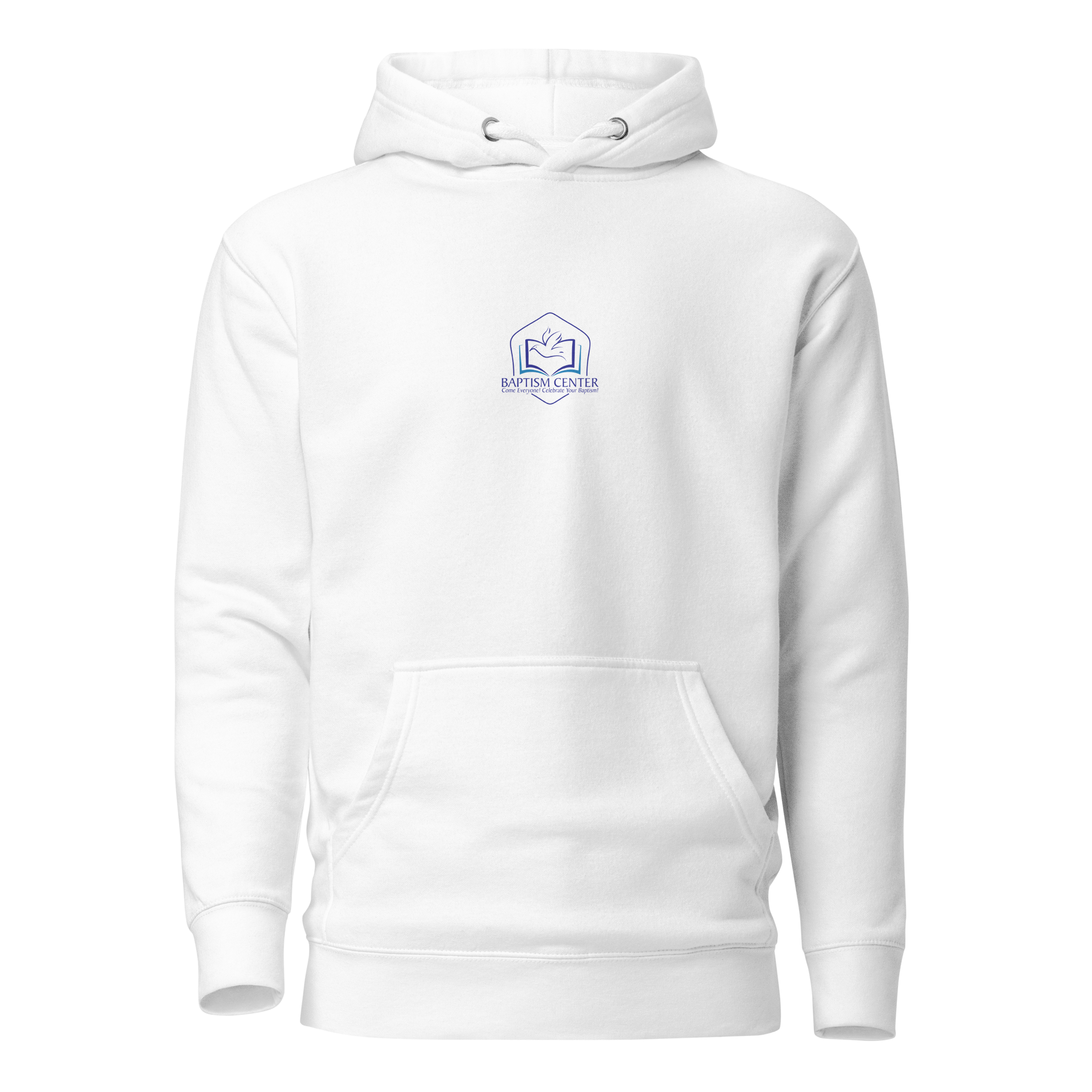 Baptism Center Logo Premium Pullover Hoodie — Unisex Cotton Heritage M2580
