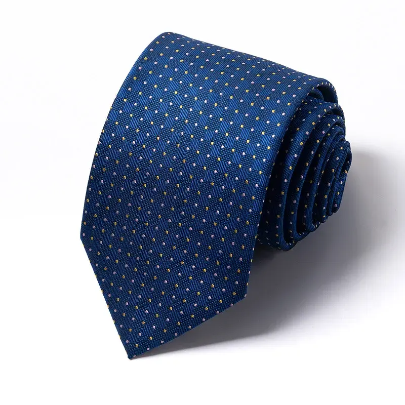Thumbnail: Baptism Center Blue Stripe Men’s Luxury Tie for Baptism Anniversary Celebrations