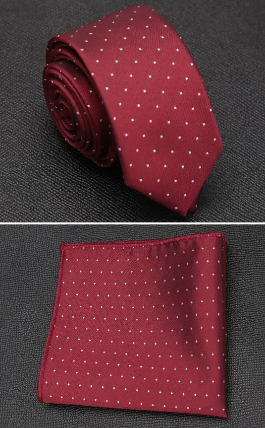 Thumbnail: Baptism Center Men’s Jacquard Tie & Cravat Gift Set for Baptism Anniversary