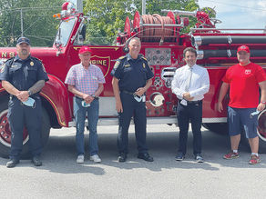 Vintage Fire Apparatus Arrive in Kingsville for Fire Fest Celebration