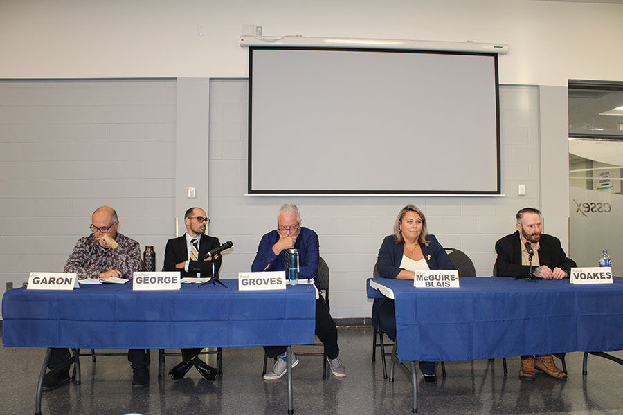 Ward 1- Essex Centre candidates share opinions and ideas during Municipal Election Debate Night