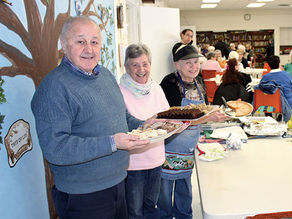 Retirees serve-up spaghetti during cold spell