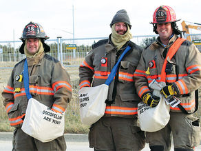 Volunteers, firefighters collect donations for local food banks through Goodfellows campaign