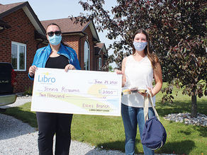 EDHS grad receives Libro Student Award and FIRST robotics bursary