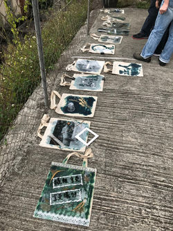 2018 《藝在鹽田》鹽光保育中心鹽田梓鹽與光 - 家庭藍曬藝術工作坊