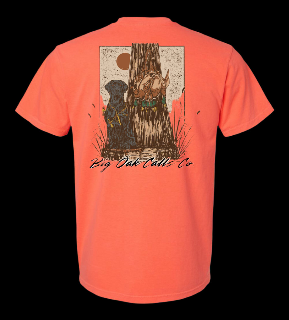 Thumbnail: Front Pocket Big Oak Ruff hunt T-Shirt 