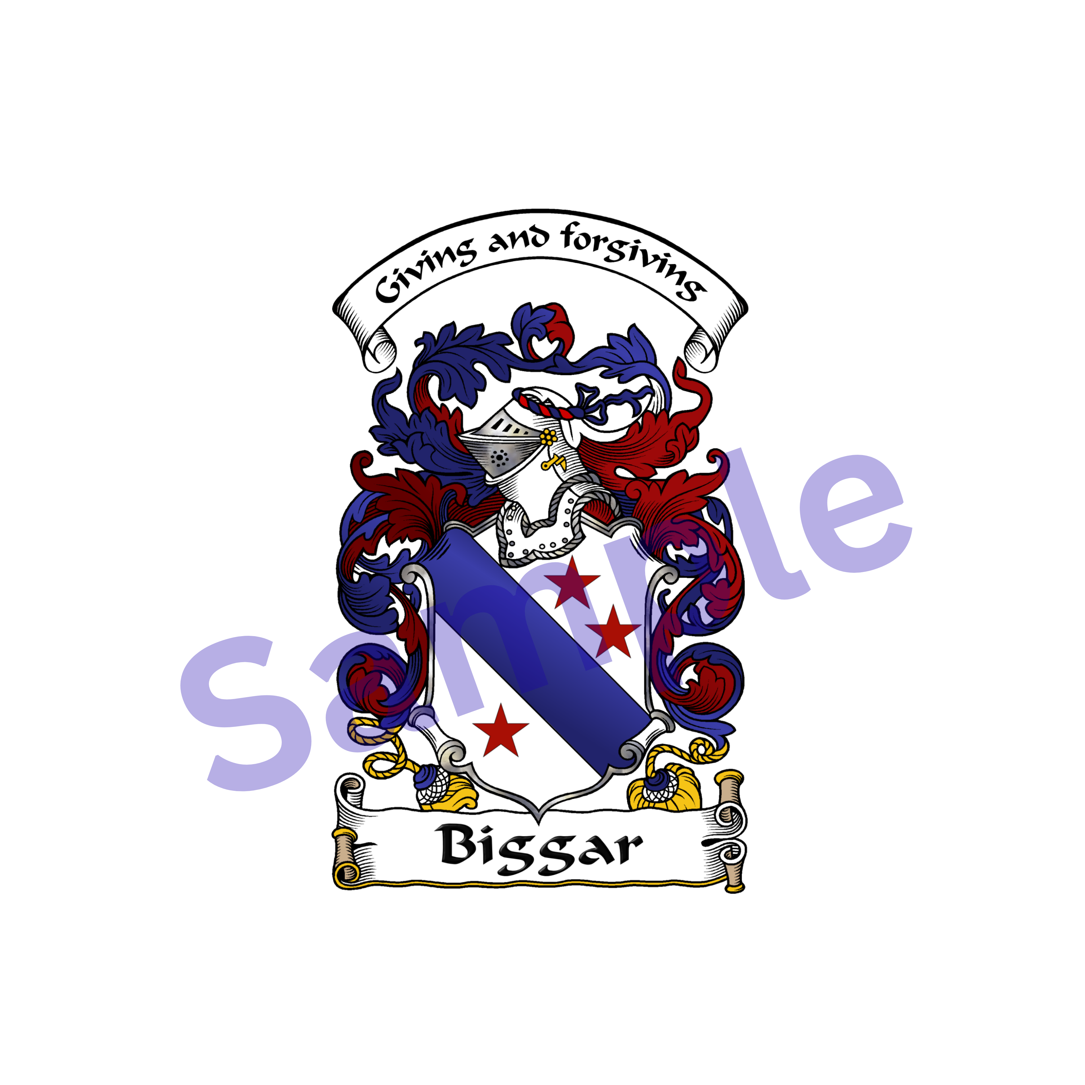 Biggar Coat of Arms Digital Download