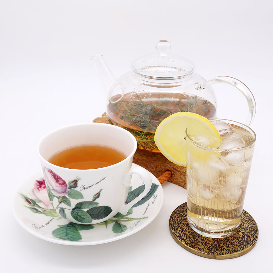 GREEN TEA WITH THYME AND ROSEMARY