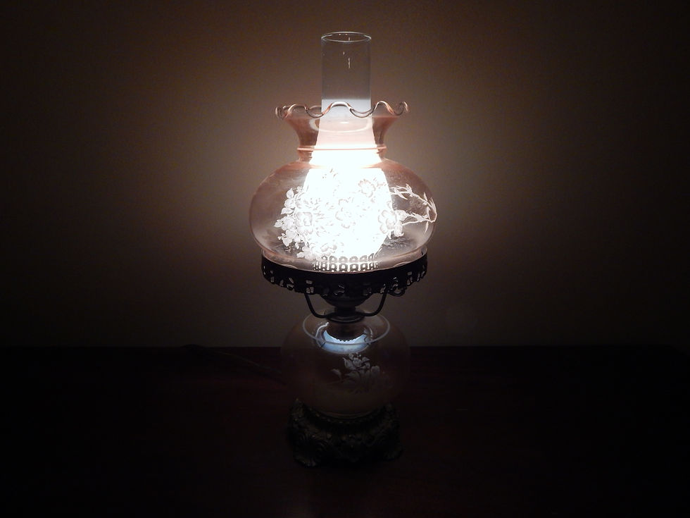 Thumbnail: Vintage GWTW Hurricane Lamp