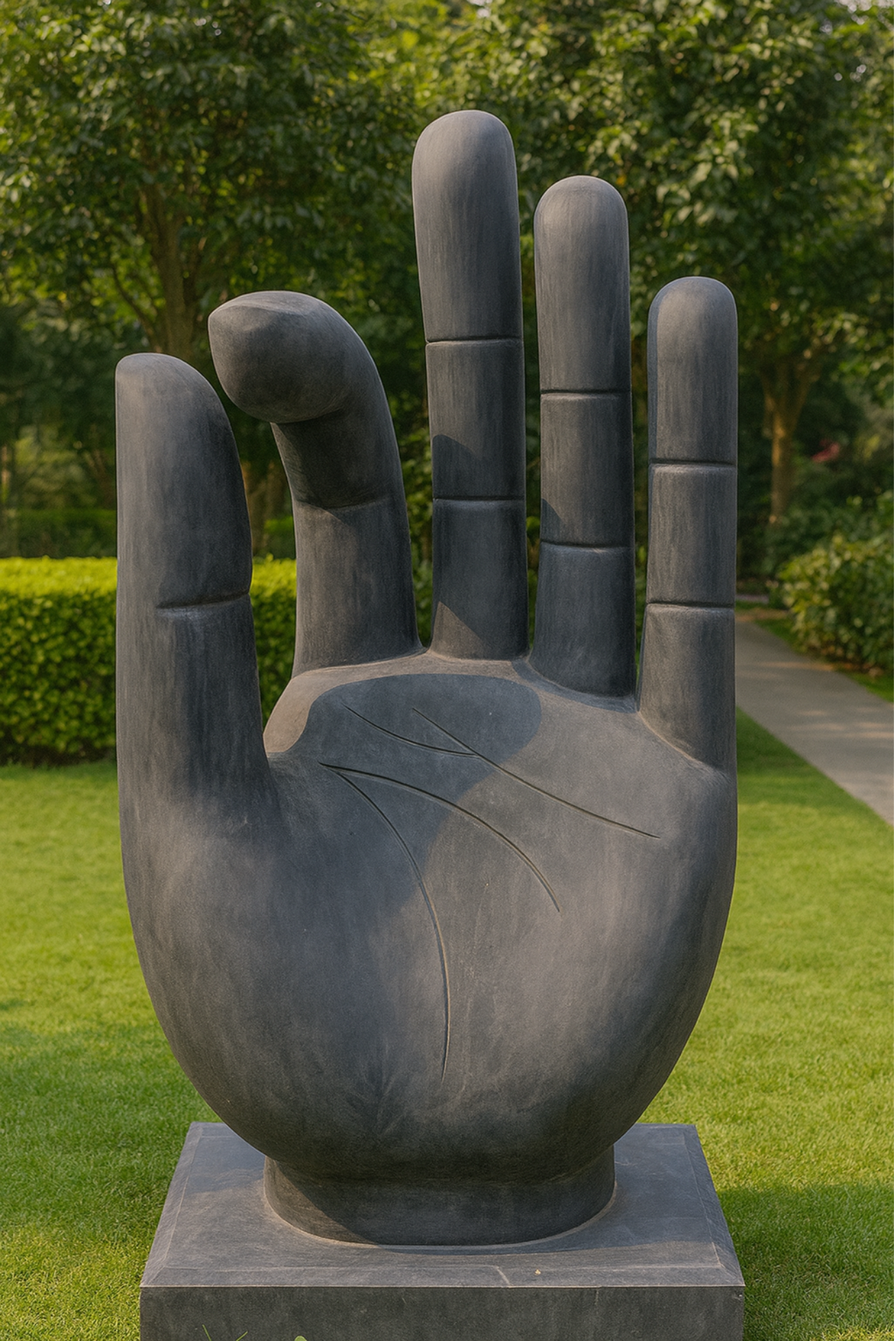 The Open Hand Sculpture
