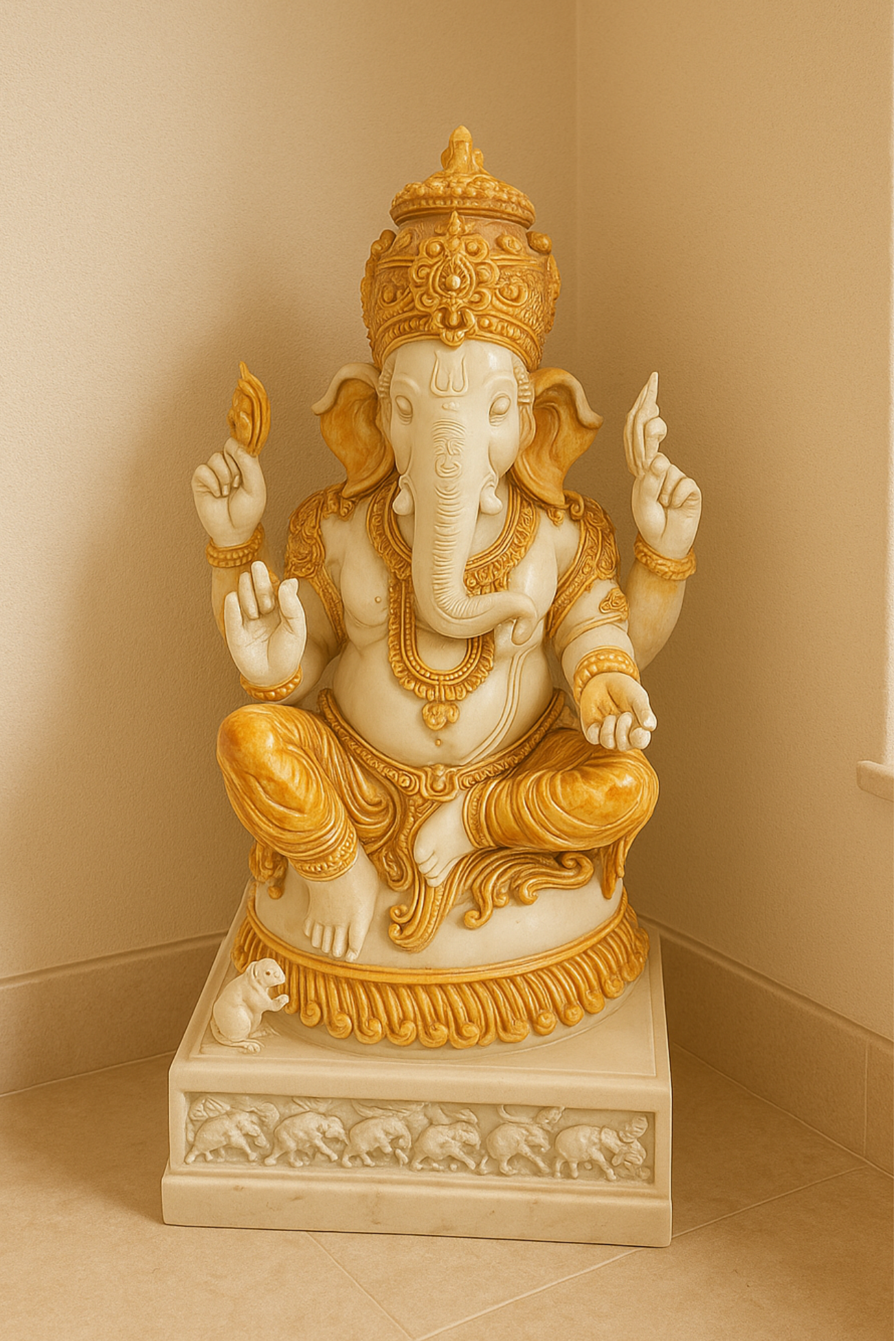 Cosmic Ganesha Sculpture
