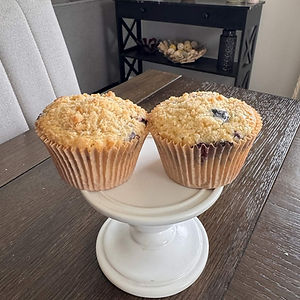 Sourdough Blueberry Muffins