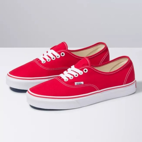 vans authentic classic red