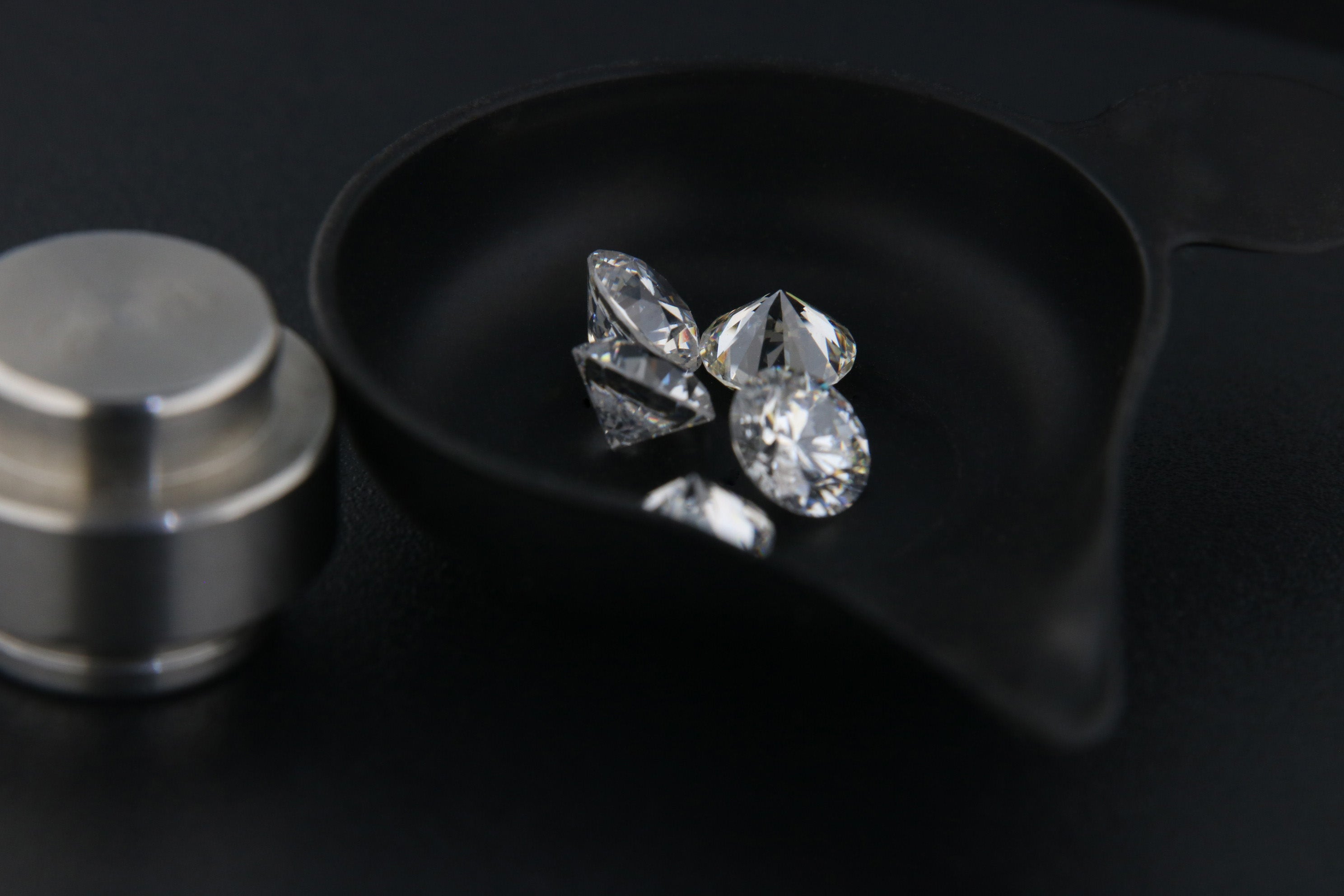 Diamantring med Solar Grown