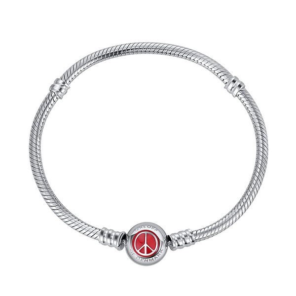 PEACE - SNAKE CHAIN