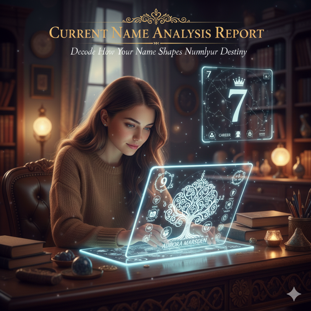 Current Name Analysis Report – Decode How Your Name Shapes Your Destiny
