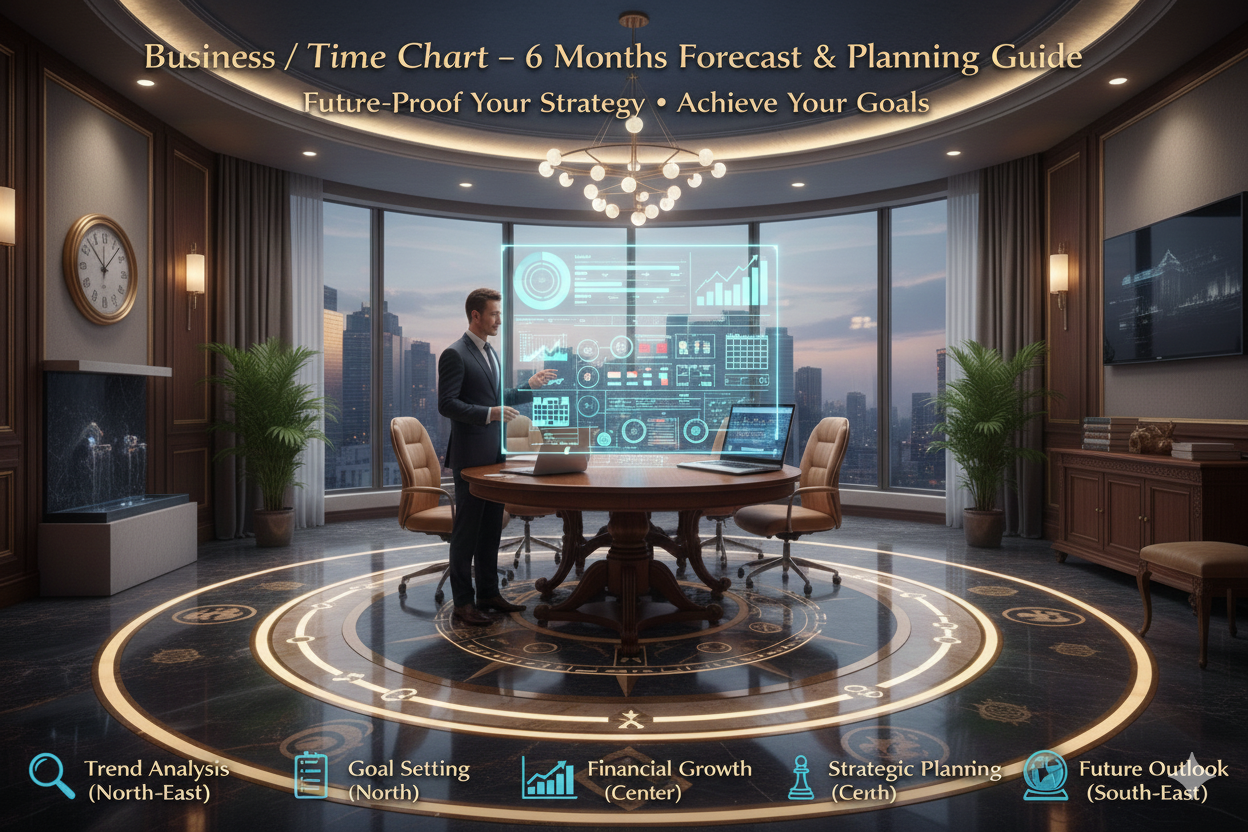 Business / Time Chart – 6 Months Forecast & Planning Guide