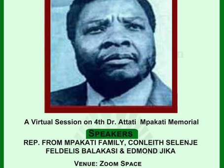 THE 4TH DR. ATTATI MPAKATI MEMORIAL.