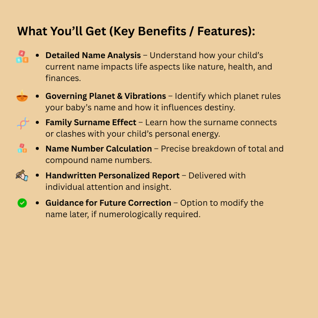 Thumbnail: Baby Name Analysis Report – Discover the Hidden Power Behind Your Child’s Name