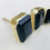 Thumbnail: Black Glass Obsidian Classic Vintage  Finish Cabinet drawer