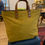 Thumbnail: Mustard Waxed Canvas Bag, Canvas Bag Shoulder Bag, Shopper, Handbag, Business Ba