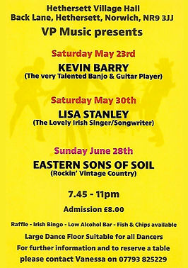 Hethersett Village Hall - Kevin Barry 2026