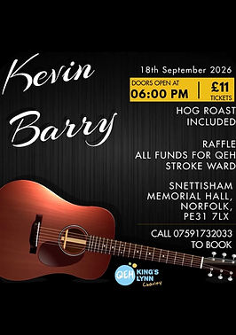 Snettisham Memorial Hall - Kevin Barry 2026-09-18