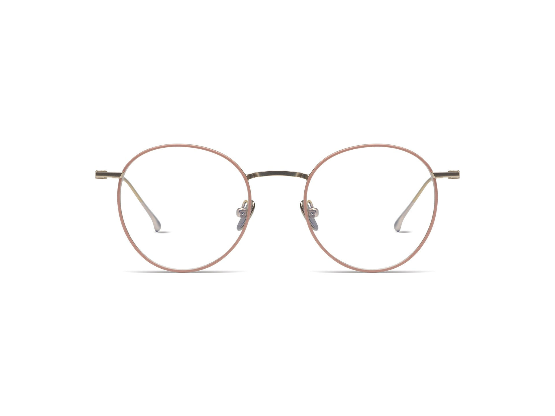 Women's glasses frame Dean Slims White Gold/Petal