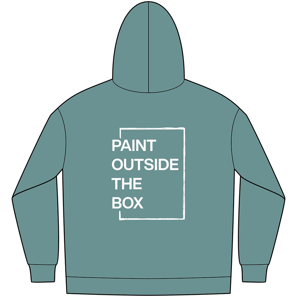 Thumbnail: Paint Outside The Box Fleece Hoodie
