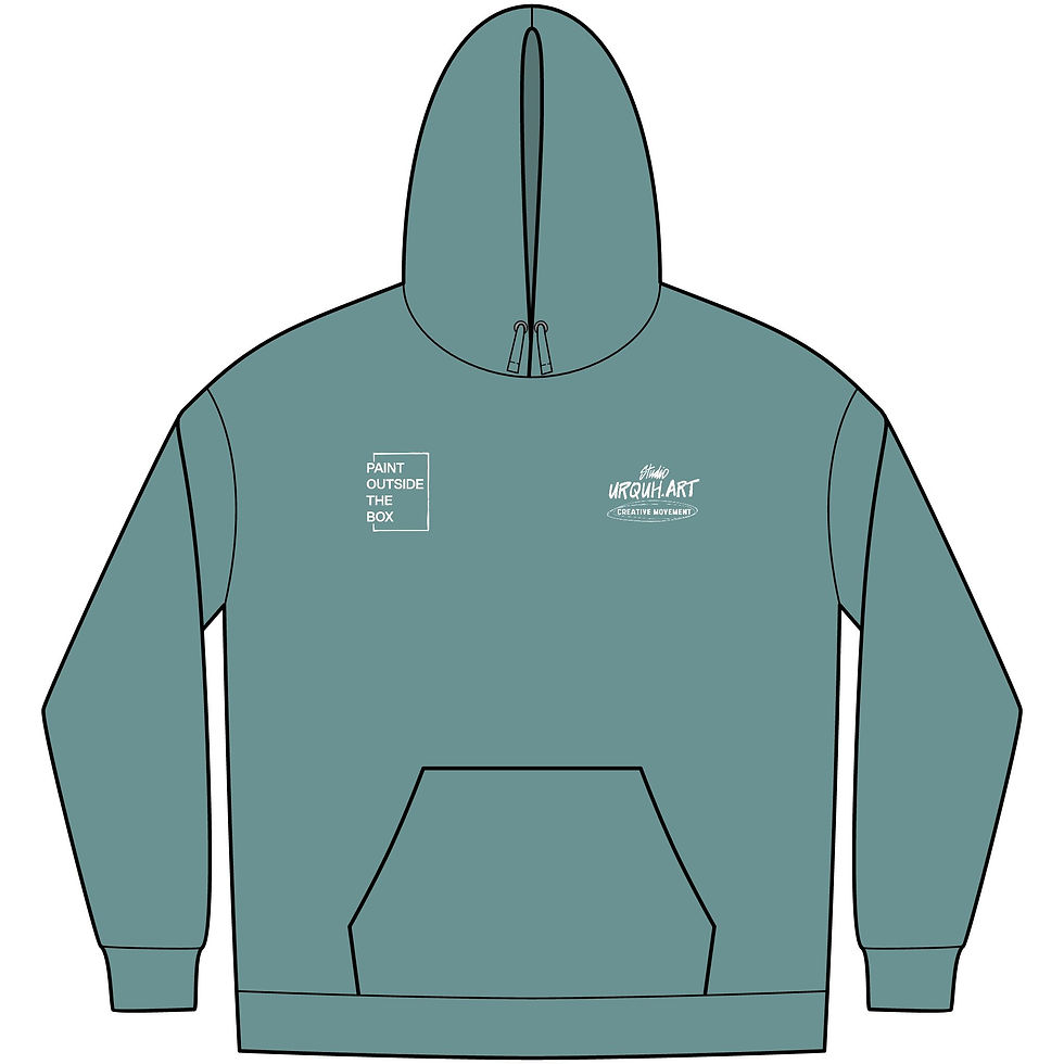 Thumbnail: Paint Outside The Box Fleece Hoodie