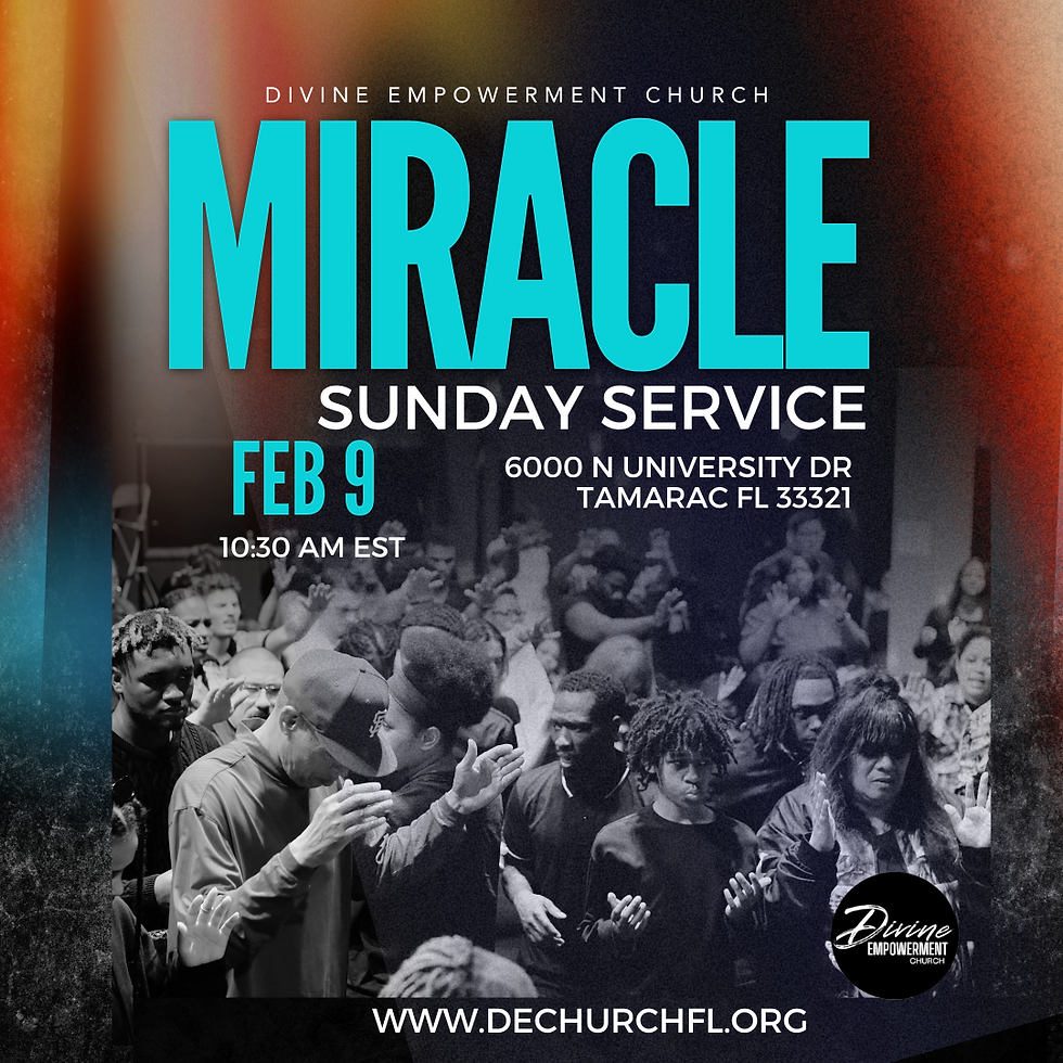 Sunday Service In Person