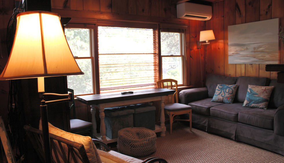 open floor plan living room with lounge area