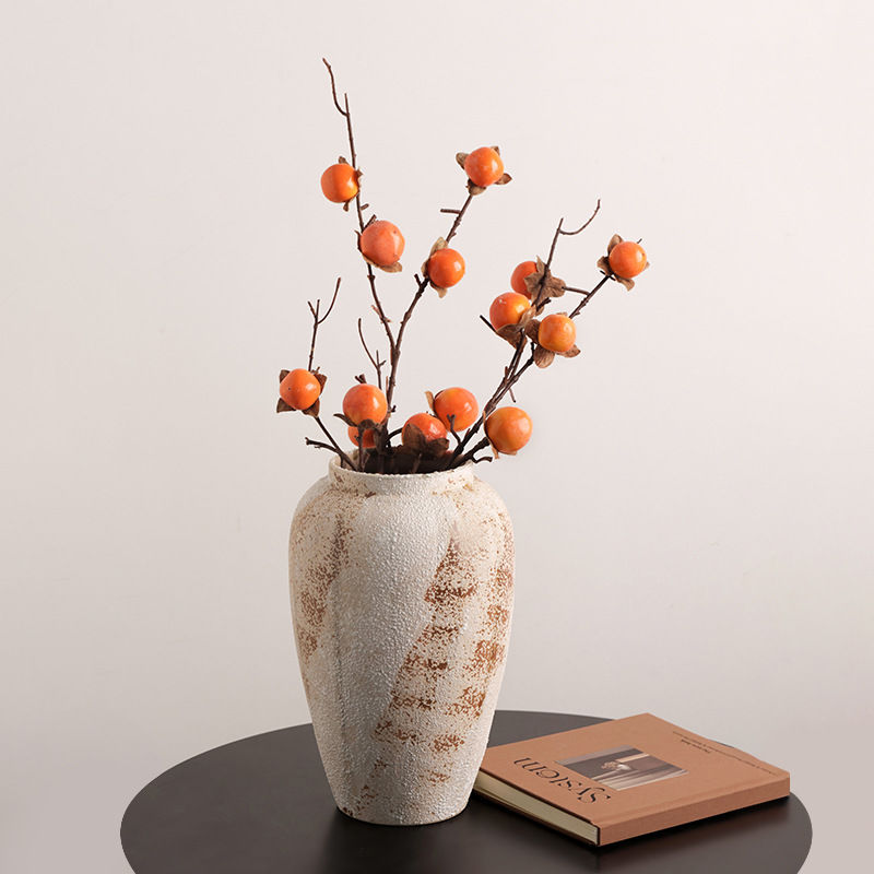 Miniatura: Vaso de cerâmica manchada, estilo Wabi Sabi