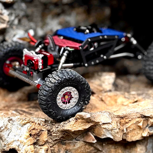 SCX24 1.0 Wheel Rings | KRC x TiTS Ridge Runner Rings