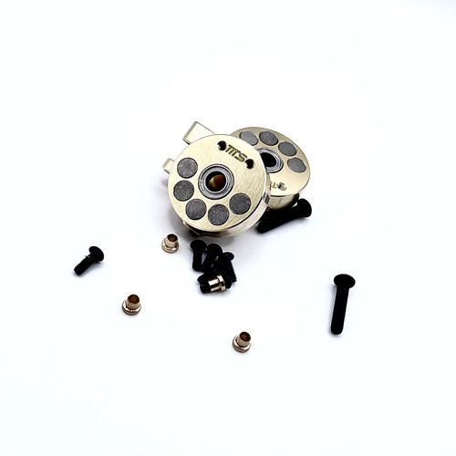 SCX24 / TRX4M Brass & Tungsten Knuckles | TiTS Slug Knucks
