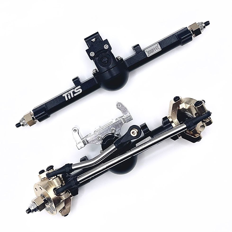 Tiny Terrains EightRox aluminum axle set for SCX24