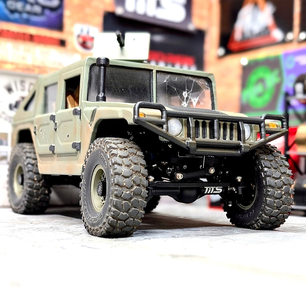 Thumbnail: SCX24 04Av1 +2mm axles from Tiny Terrains RC designed for wider track width, upgraded strength, and next-level crawling capab