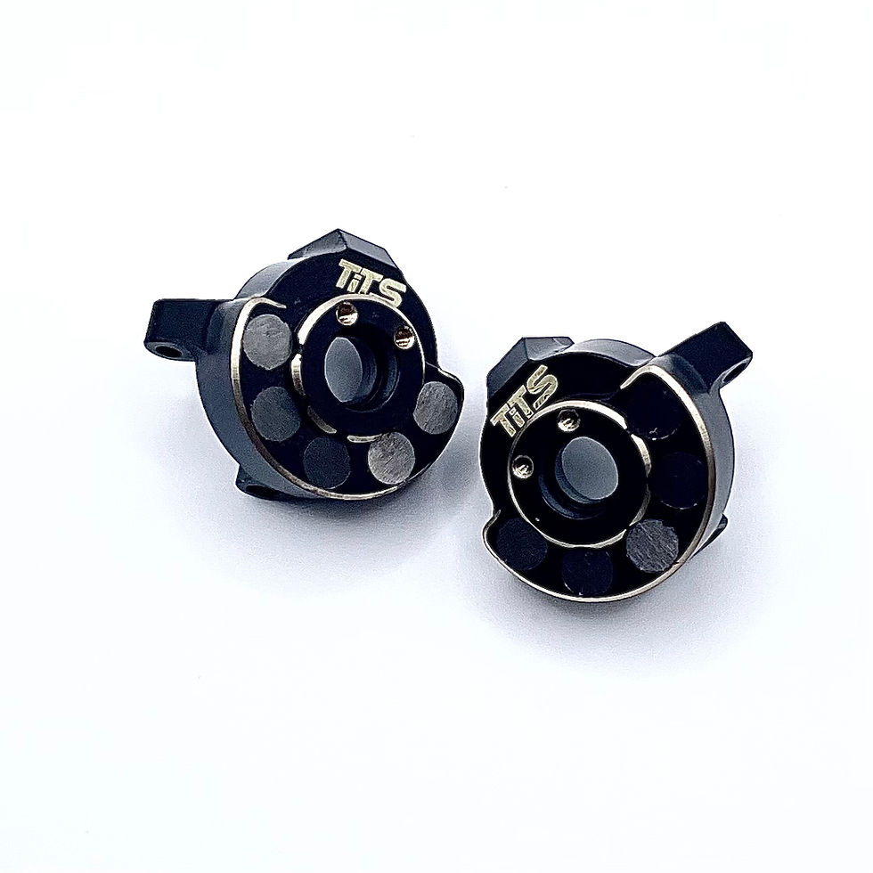 Thumbnail: SCX24 iSO Rock Knockers brass tungsten knuckles installed