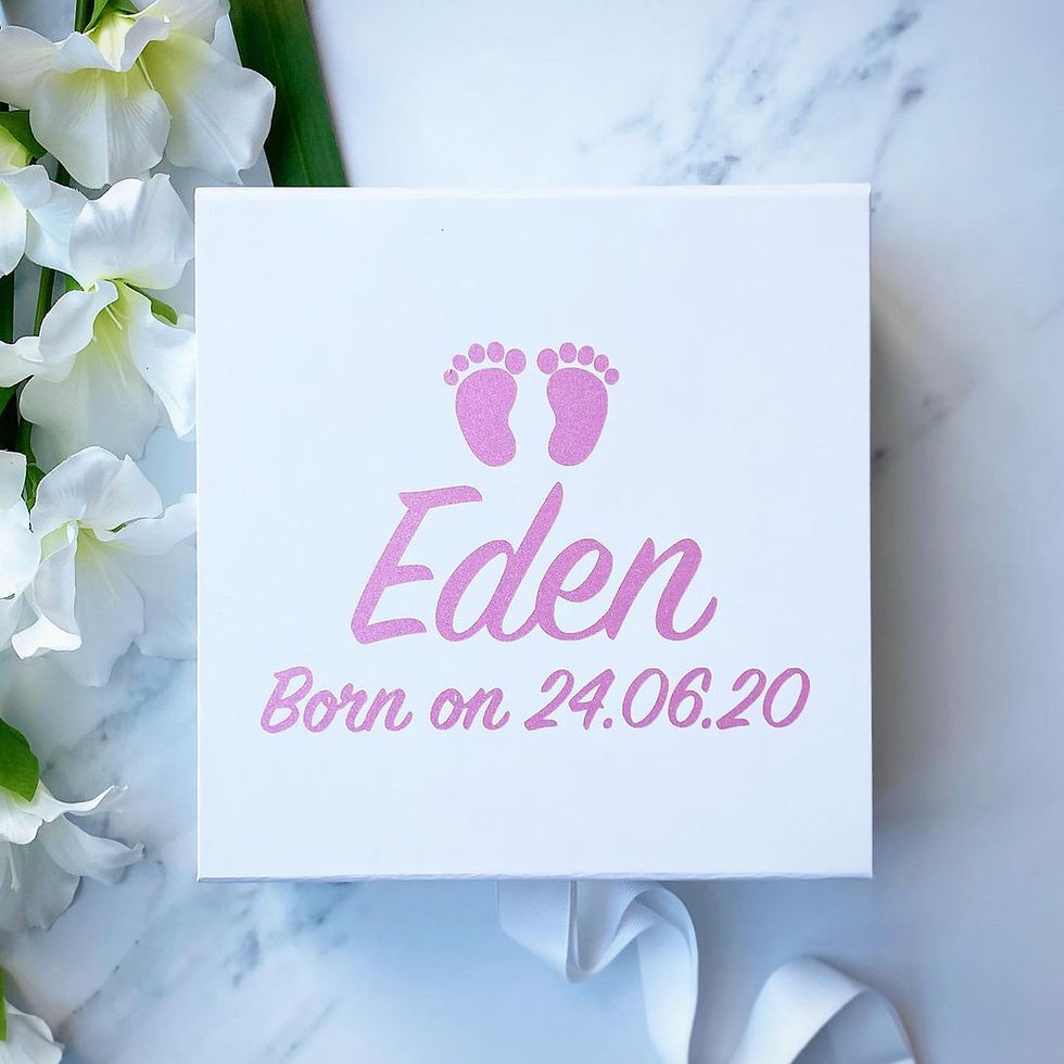 Baby Girl Memory Box Gift Set