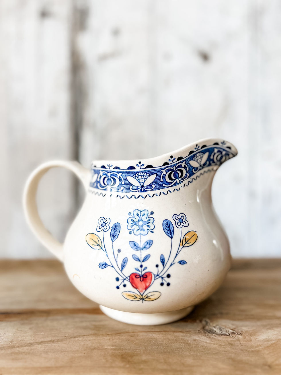 Thumbnail: Johnson Brothers Vintage Heart Milk Jug