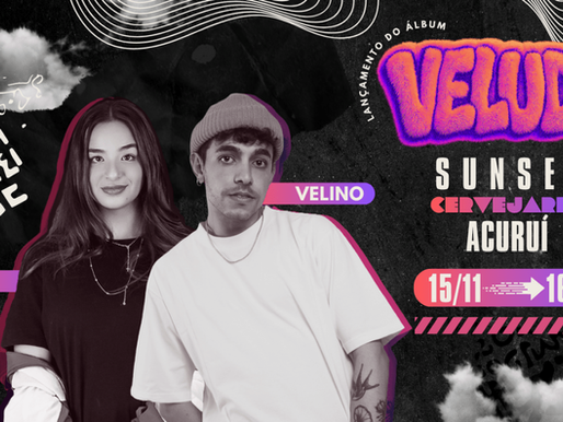 Festa Veludo Sunset em Itabirito: Acuruí recebe festa de lançamento do novo álbum de Velino ao pôr do sol