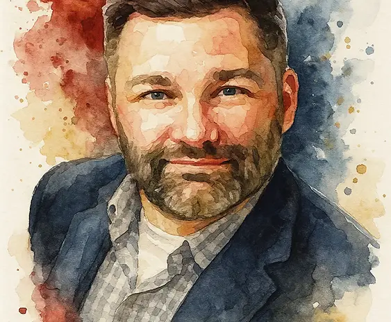 Peter Water Color Portrait