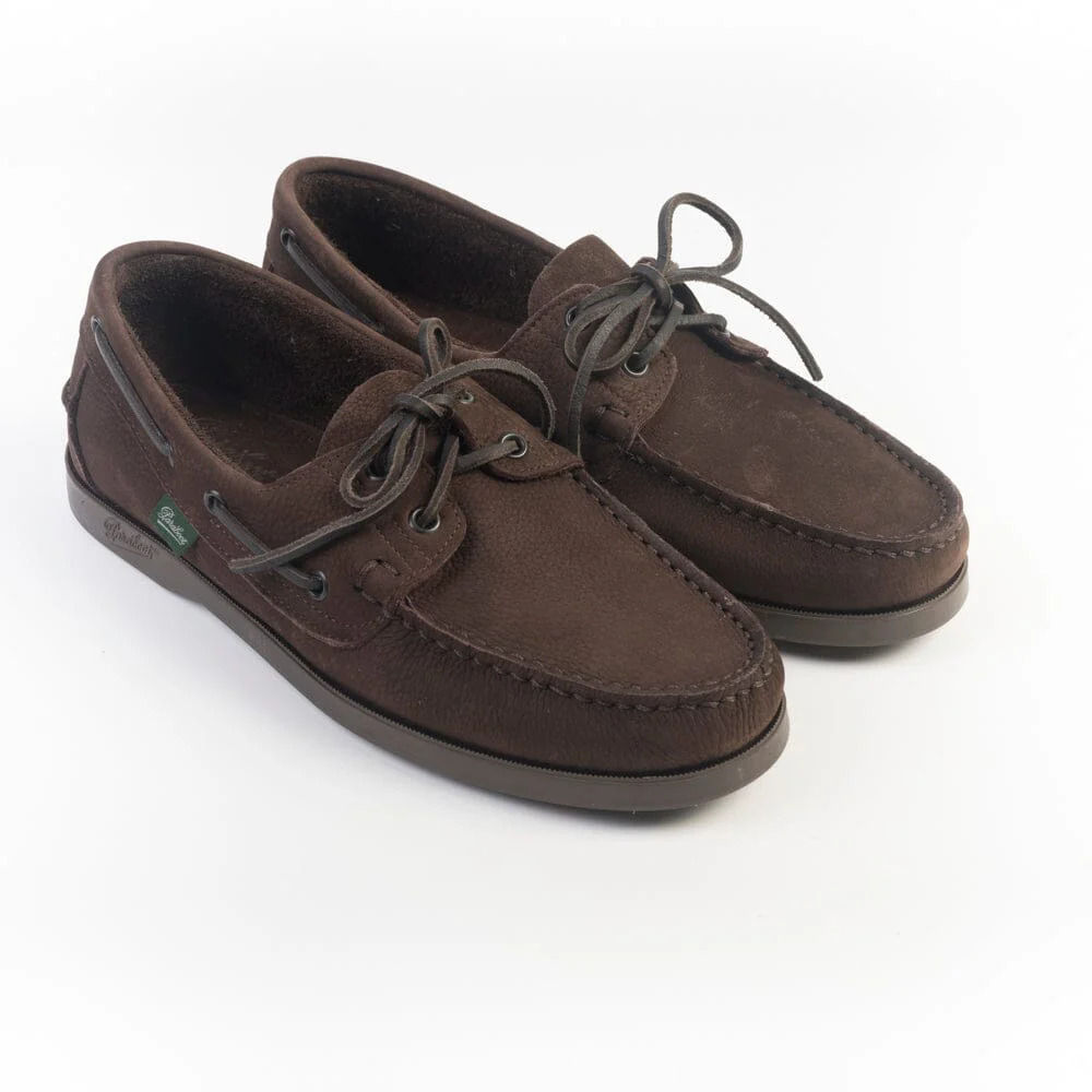 PARABOOT UOMO BARTH MARINE - Scarpa da Barca - 780571 - Nabuck marrone