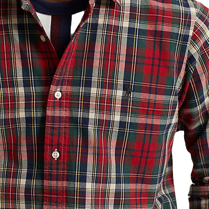 Miniatura: POLO RALPH LAUREN  Camicia Oxford a quadri Custom-Fit