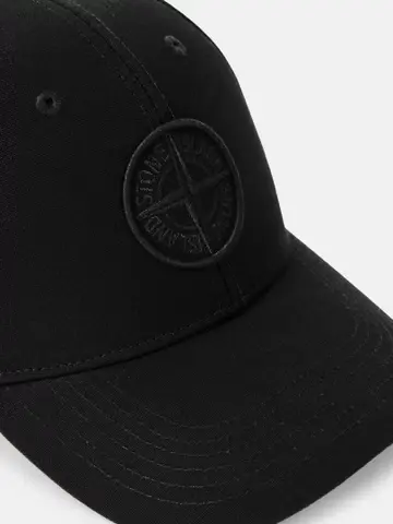 Miniatura: STONE ISLAND 9100013 COTTON REPS  Cappellino con ricamo Compass