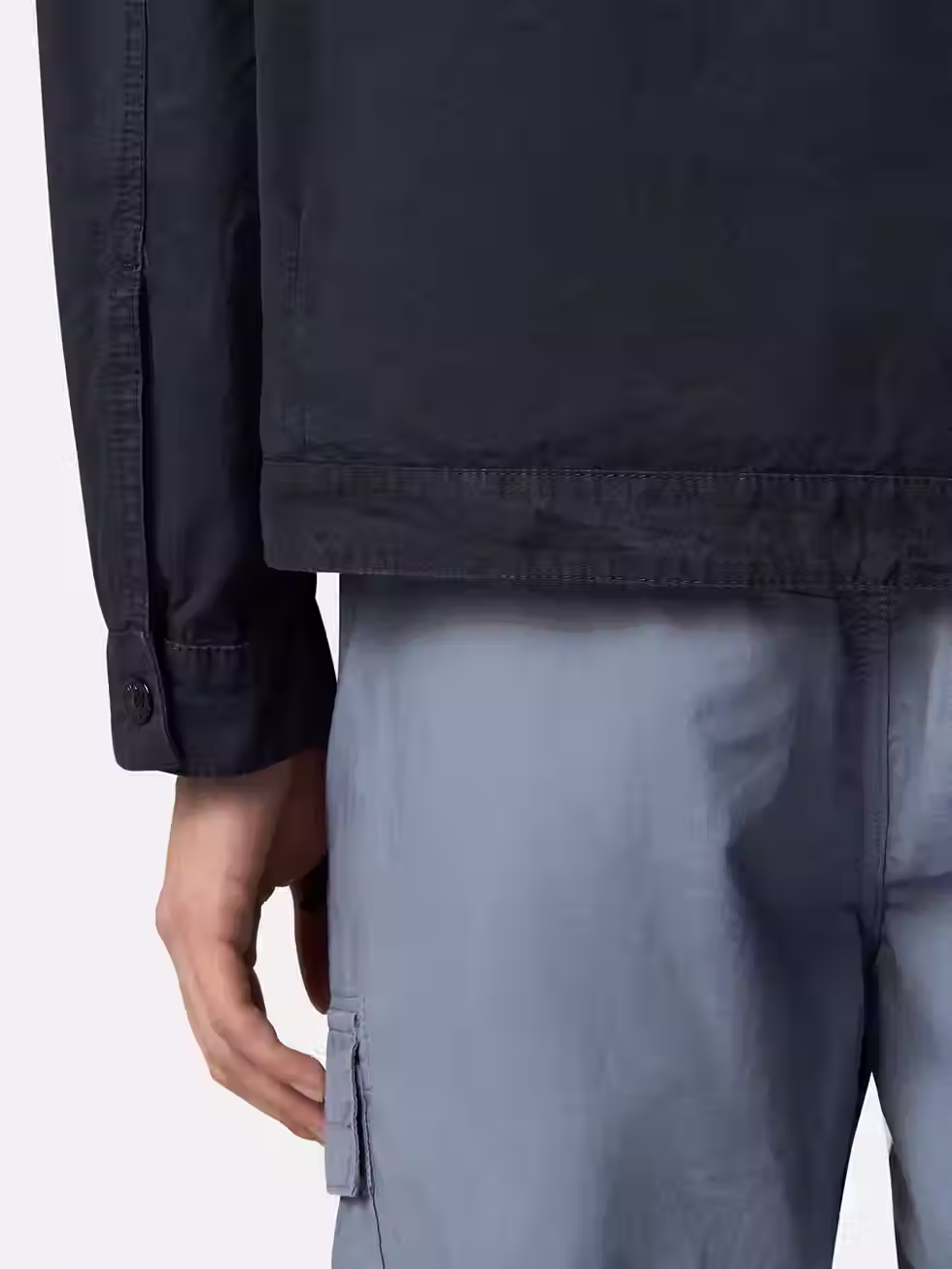 Miniatura: STONE ISLAND 1200032-V0120 BRUSHED ORGANIC COTTON CANVAS 'OLD' EFFECT