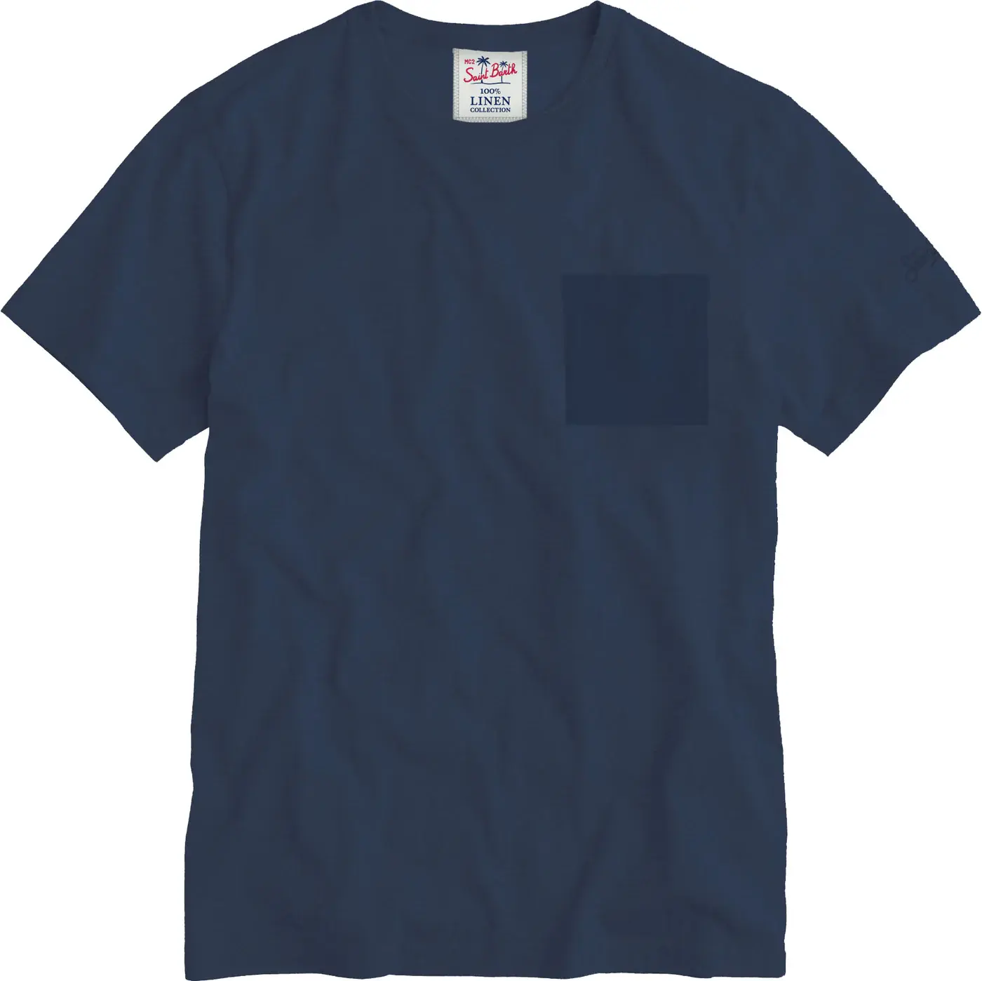 SAINT BARTH ECS0001/05891D  Maglia di lino uomo t-shirt