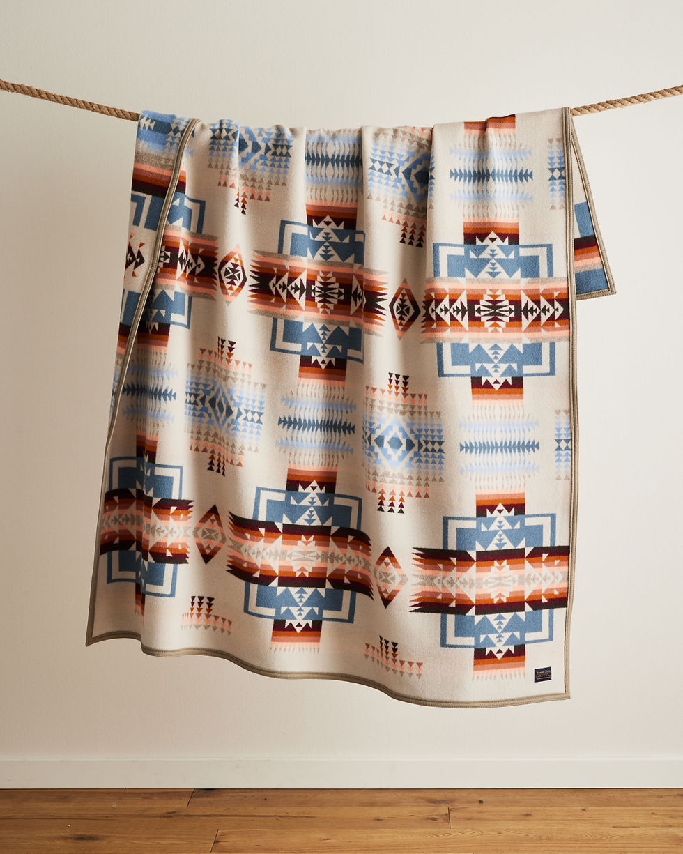 Miniatura: PENDLETON 55184 Chief Joseph Blanket - Rosewood