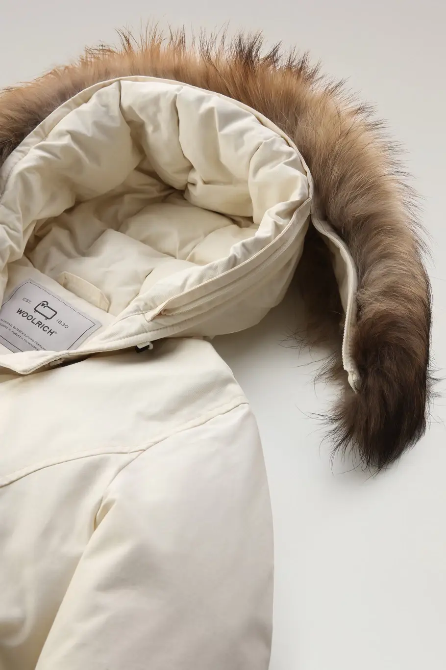 Miniatura: WOOLRICH CFWWOU0538FRUT0001 IVO Arctic Raccoon Parka  con pelliccia removibile