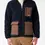 Miniatura: SAINT BARTH Man blue sherpa jacket with check patch pockets